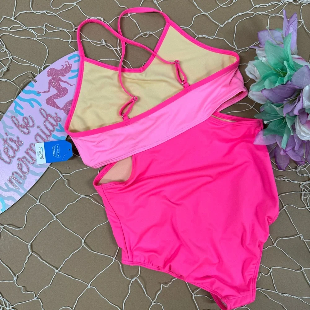 ☀️NEON CUT OUT ONE PIECE SWIMSUIT
